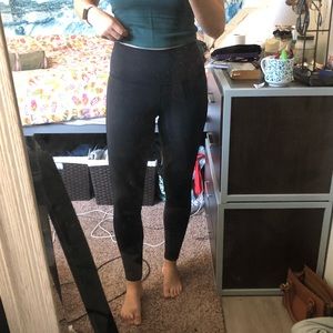 Lululemon Full length leggings with Mesh